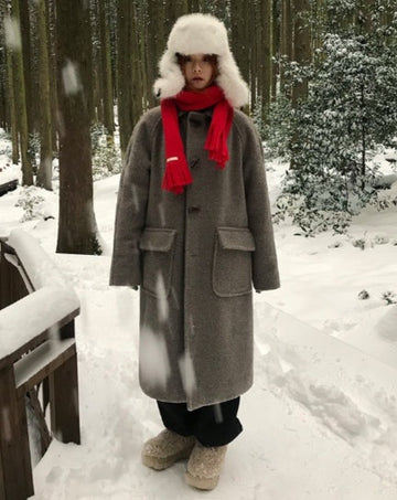 WOOL TOGGLE OVER COAT